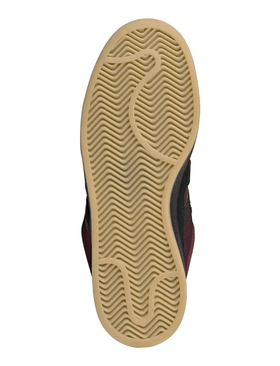 adidas Originals - CAMPUS ST - lave sneakers - maroon/cblack/gum3 - 5