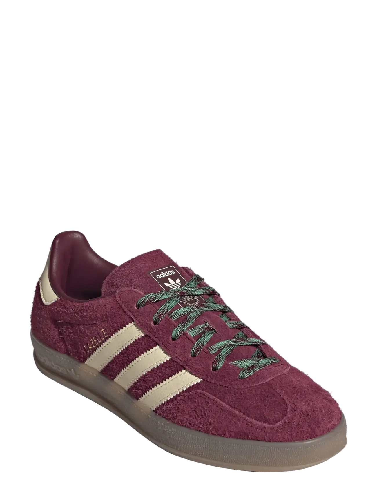 adidas Originals GAZELLE INDOOR W - Madala säärega tossud - MAROON/WARVAN/BLAGRN / burgundy