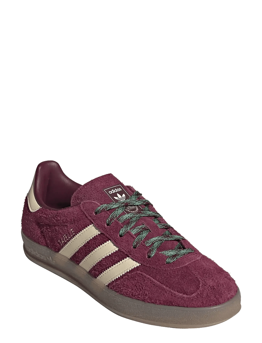 adidas Originals - GAZELLE INDOOR W - tennised - maroon/warvan/blagrn - 0