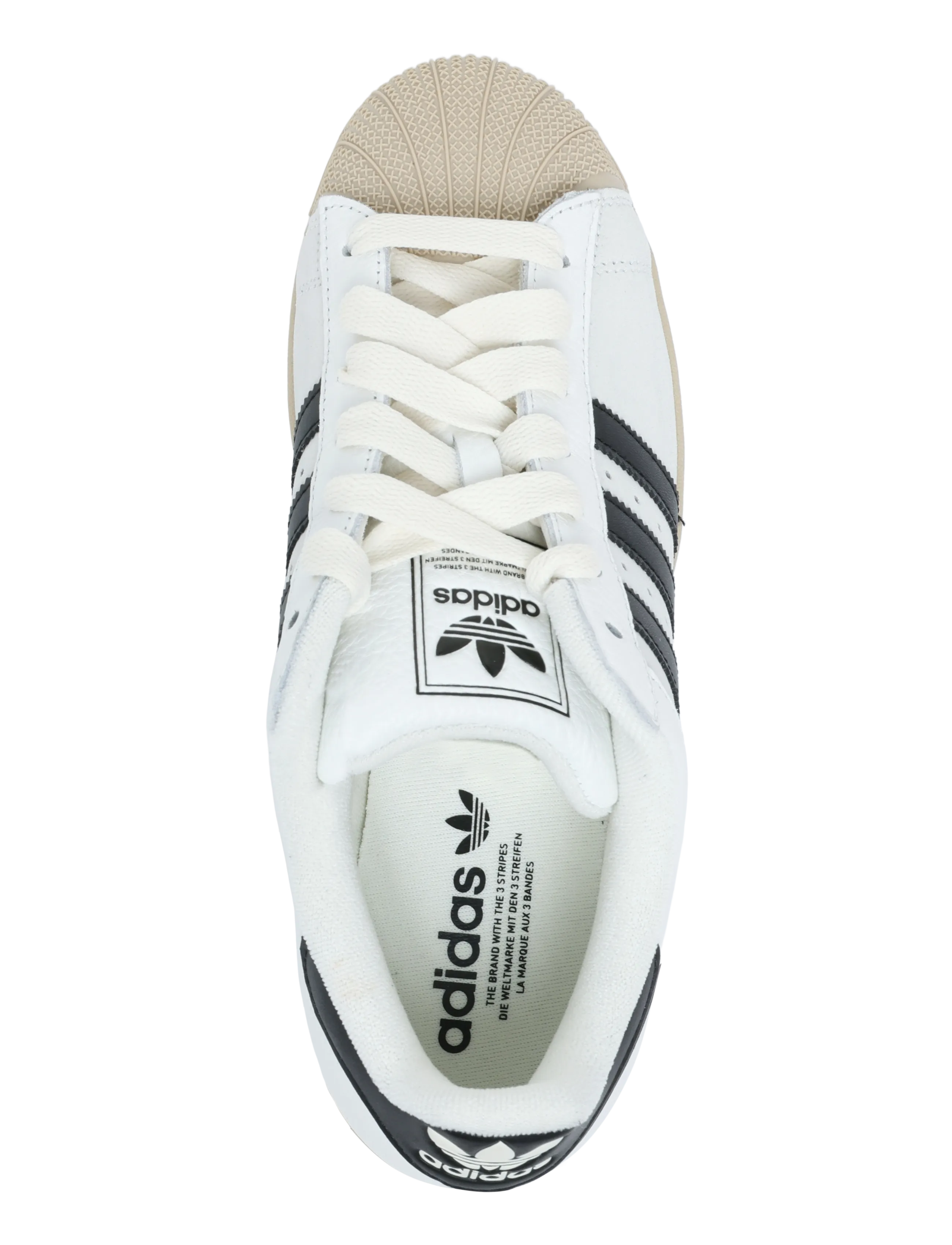 adidas Originals - SUPERSTAR II - låga sneakers - cwhite/cblack/khathr - 3