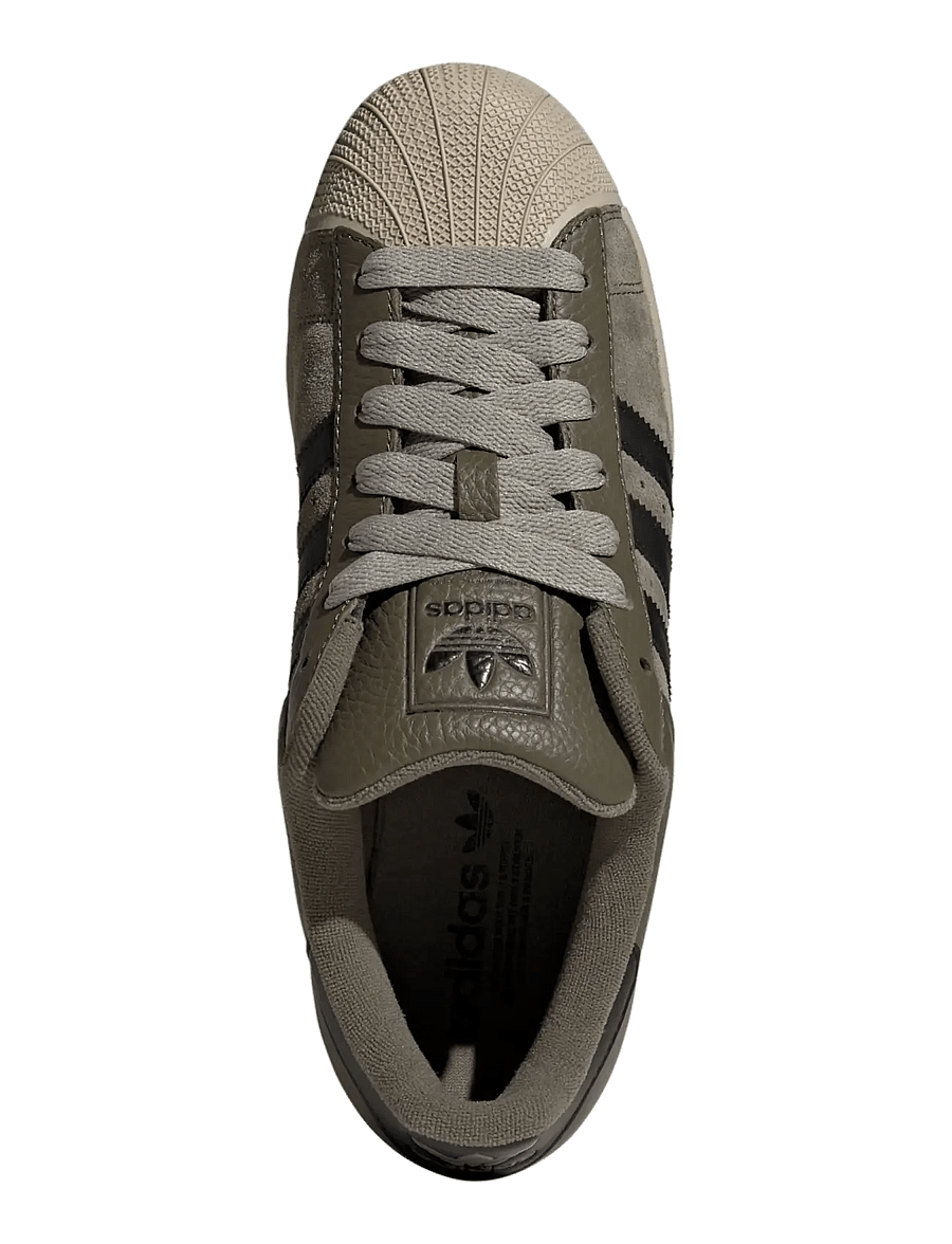adidas Originals - SUPERSTAR II - lave sneakers - olistr/cblack/khathr - 3