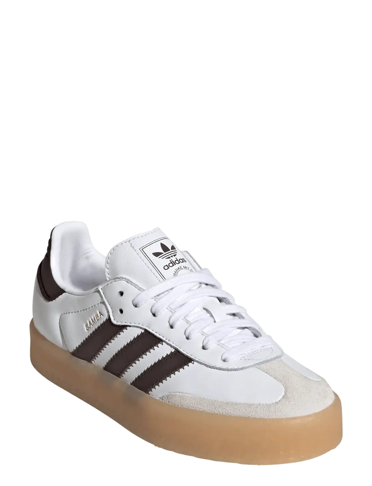 adidas Originals Sambae J, Børn, Samba Plateau Sneakers, Hvid, Str: 38