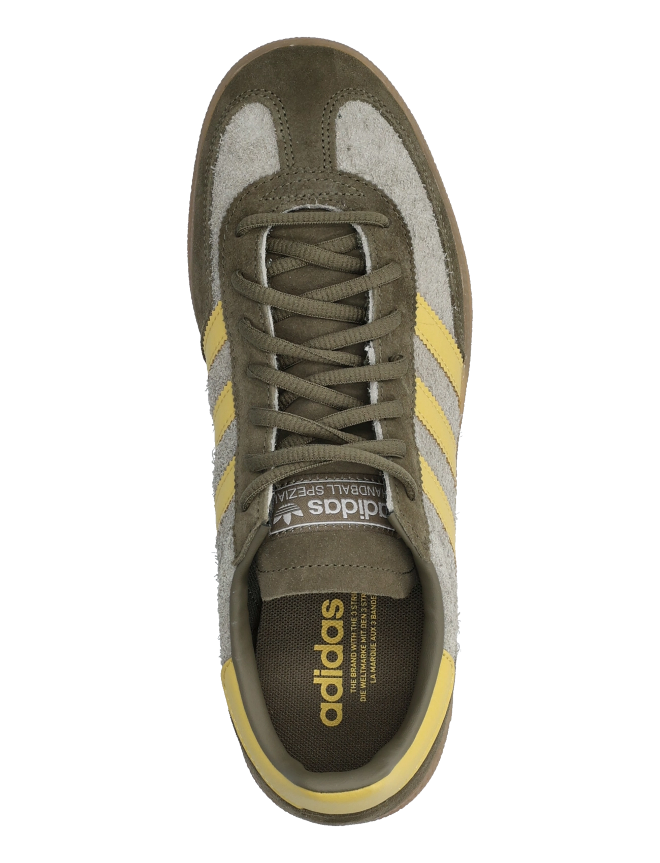 adidas Originals - HANDBALL SPEZIAL - lave sneakers - olistr/pyrite/gum4 - 3