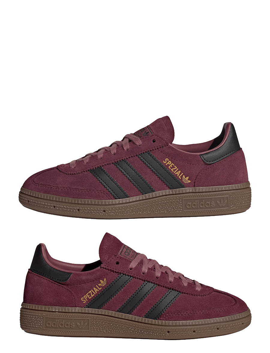 adidas Originals - HANDBALL SPEZIAL J - lave sneakers - maroon/cblack/gum5 - 5