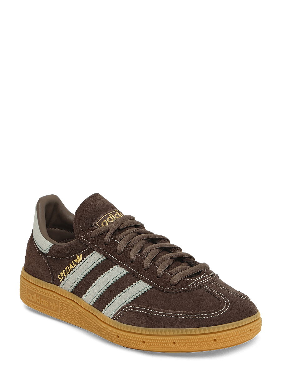 adidas Originals - HANDBALL SPEZIAL J - lave sneakers - brown/blagrn/gum1 - 0