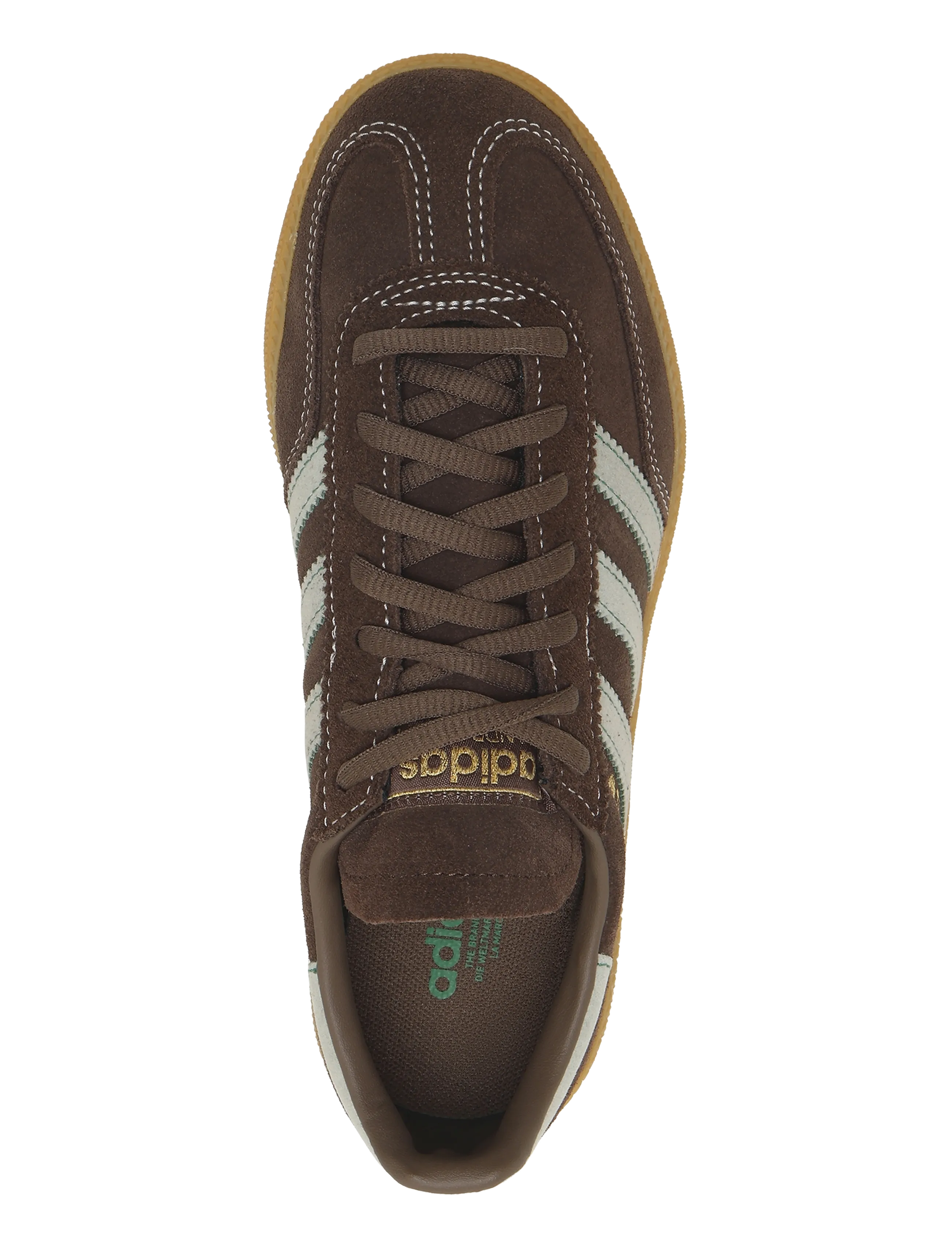adidas Originals - HANDBALL SPEZIAL J - lave sneakers - brown/blagrn/gum1 - 3