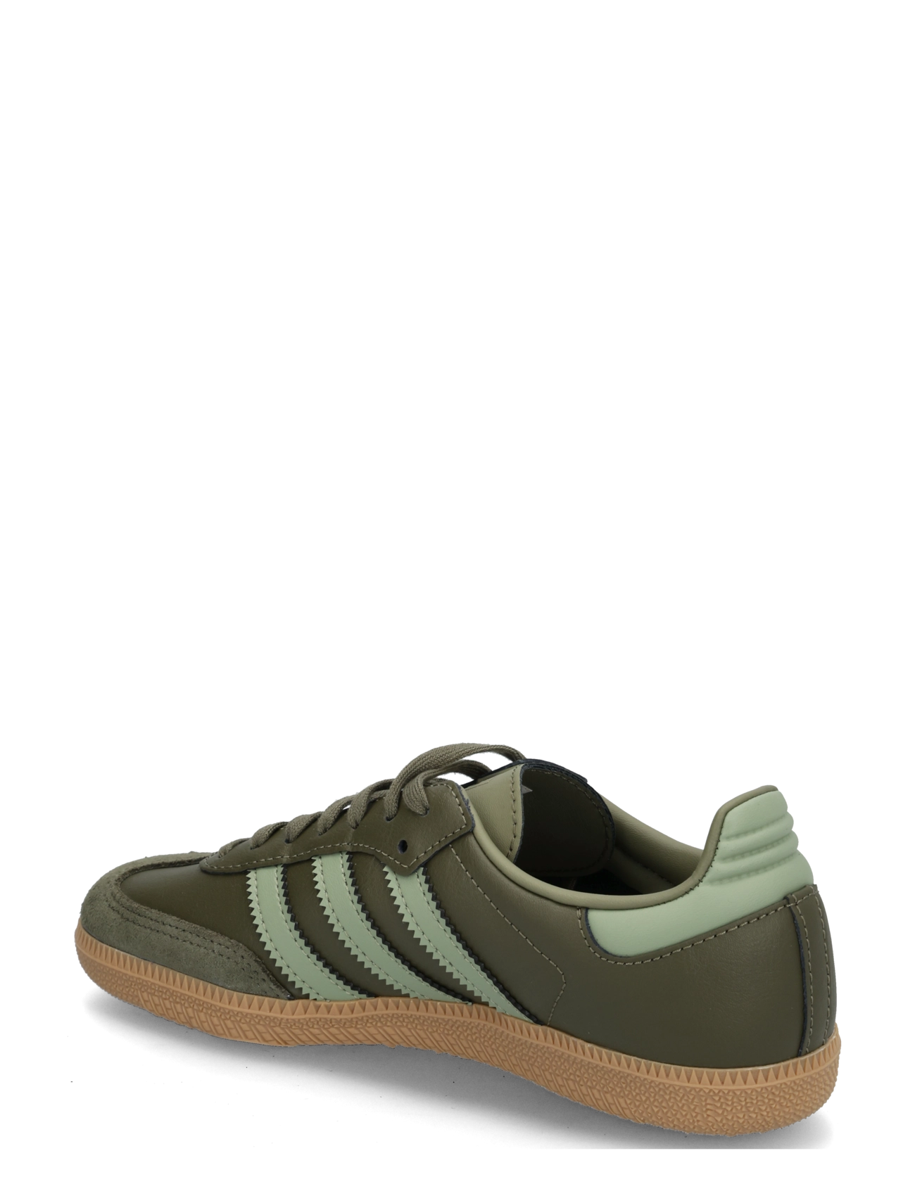 adidas Originals - SAMBA OG J - niedriger schnitt - olistr/tengrn/gum4 - 1