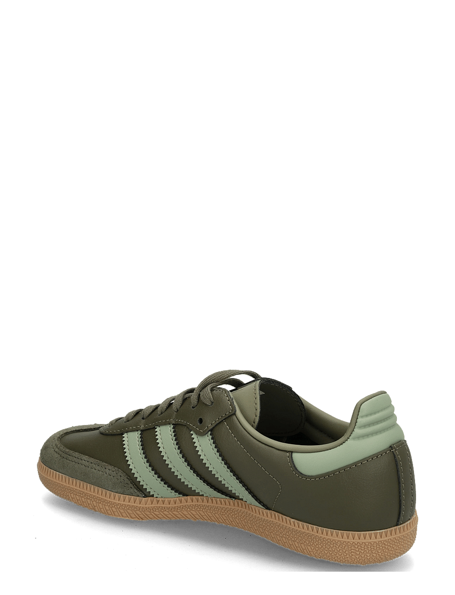 adidas Originals - SAMBA OG J - niedriger schnitt - olistr/tengrn/gum4 - 1
