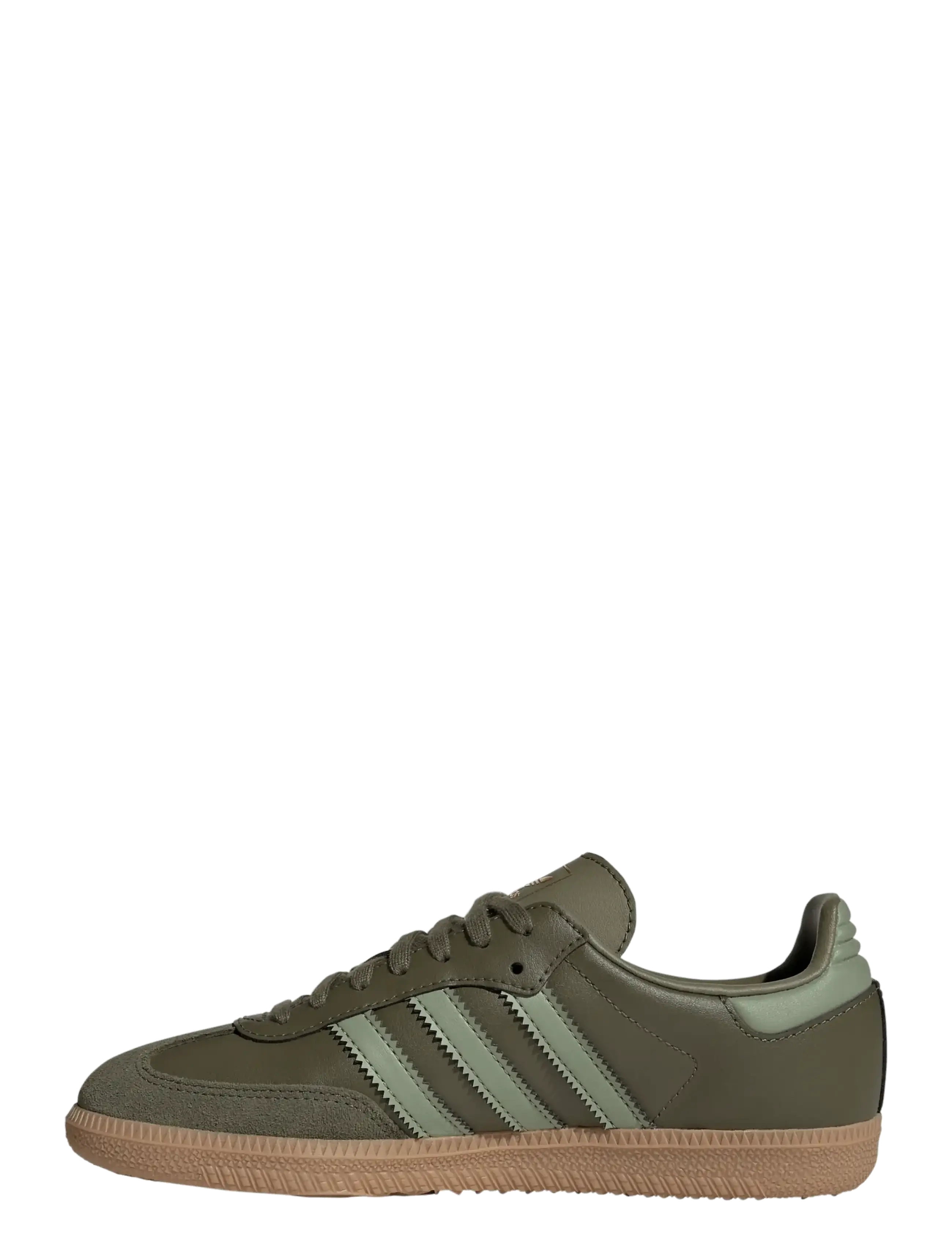 adidas Originals - SAMBA OG J - low-top sneakers - olistr/tengrn/gum4 - 2