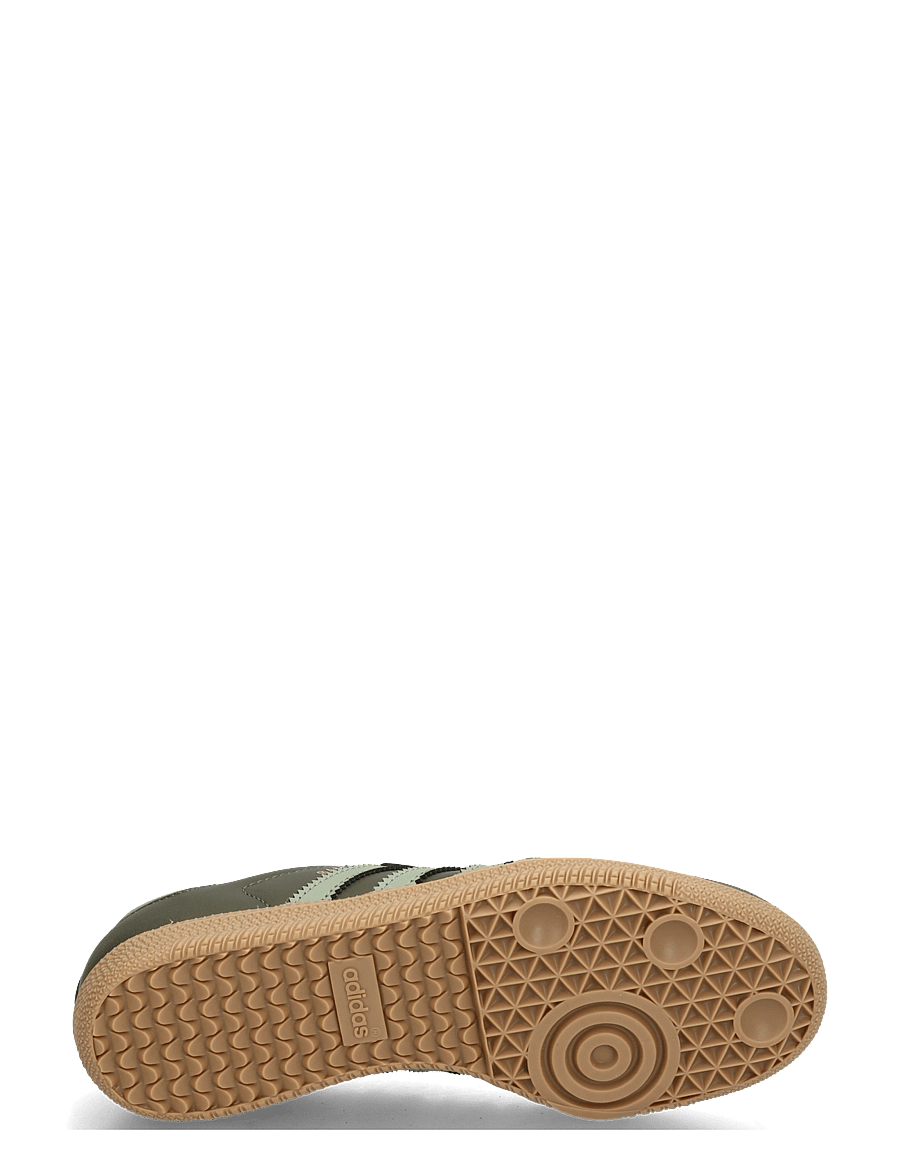 adidas Originals - SAMBA OG J - niedriger schnitt - olistr/tengrn/gum4 - 4