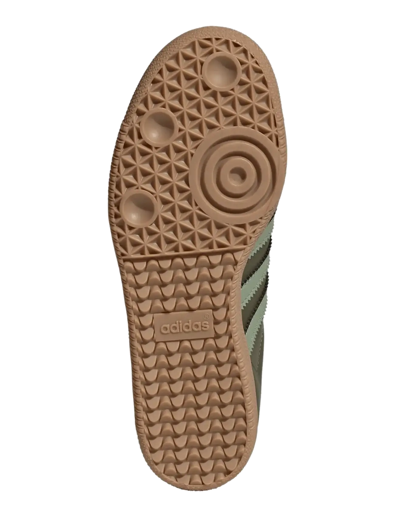 adidas Originals - SAMBA OG J - low-top sneakers - olistr/tengrn/gum4 - 5