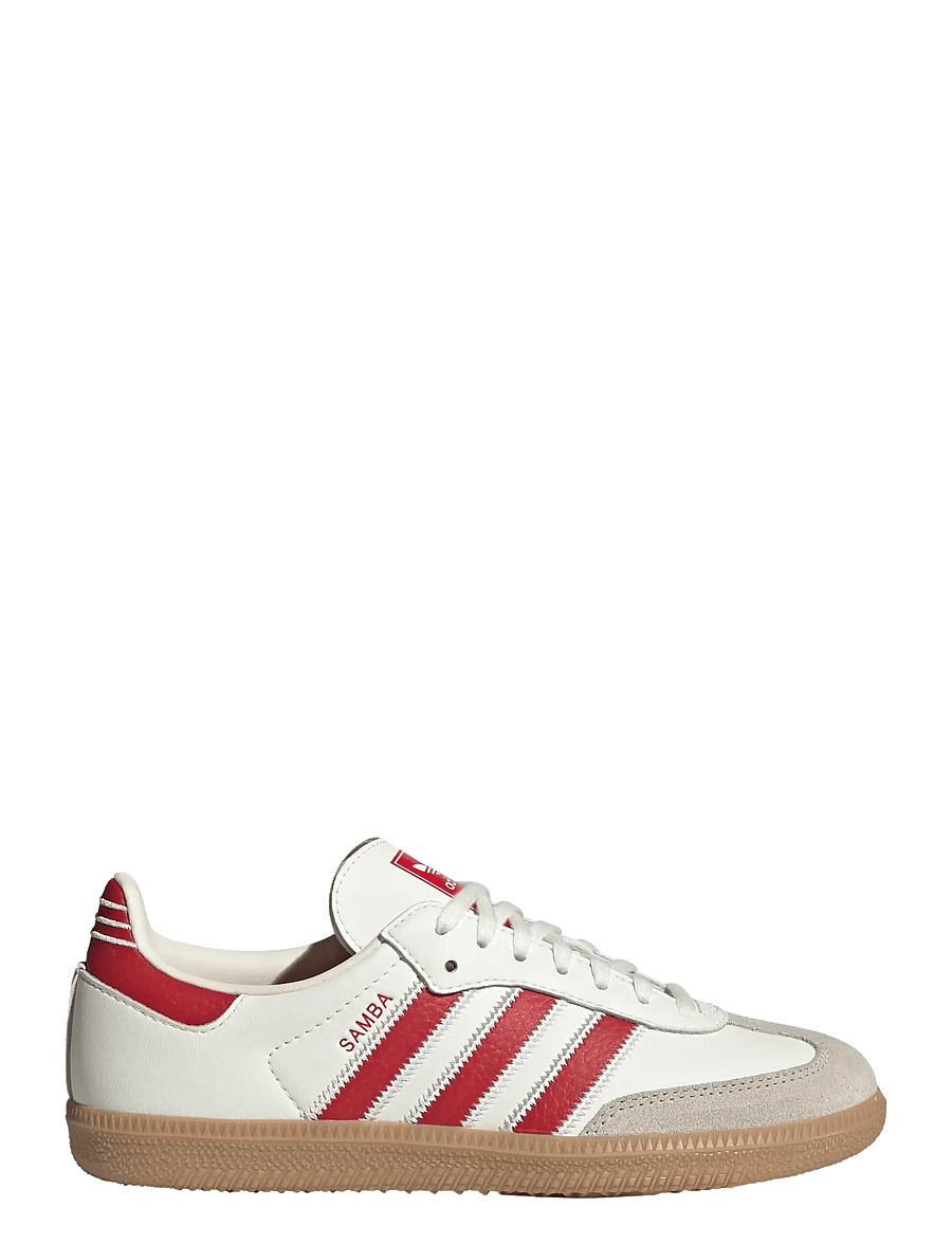 adidas Originals - SAMBA OG J - låga sneakers - owhite/betsca/gum4 - 1