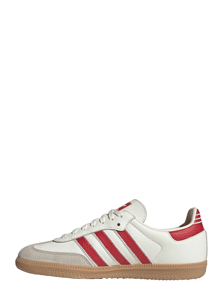 adidas Originals - SAMBA OG J - låga sneakers - owhite/betsca/gum4 - 2
