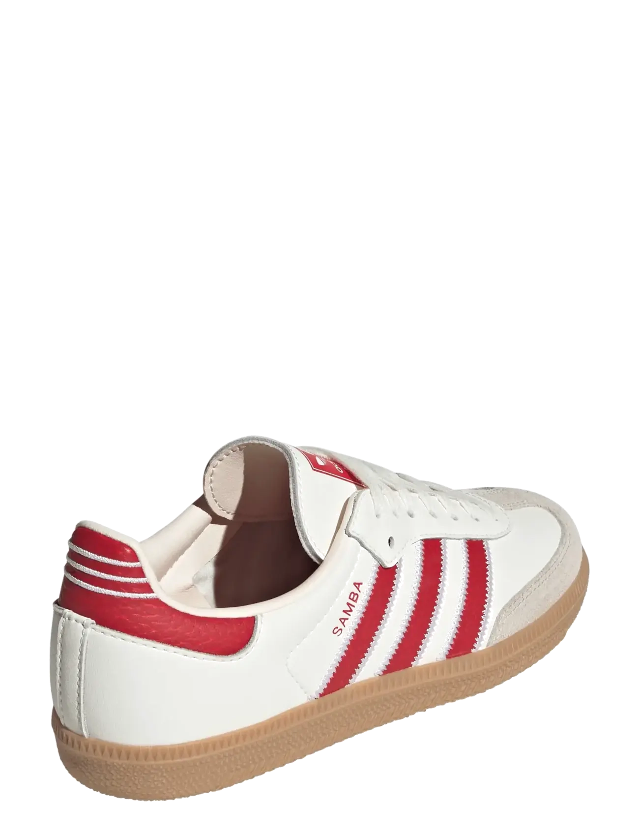 adidas Originals - SAMBA OG J - låga sneakers - owhite/betsca/gum4 - 3