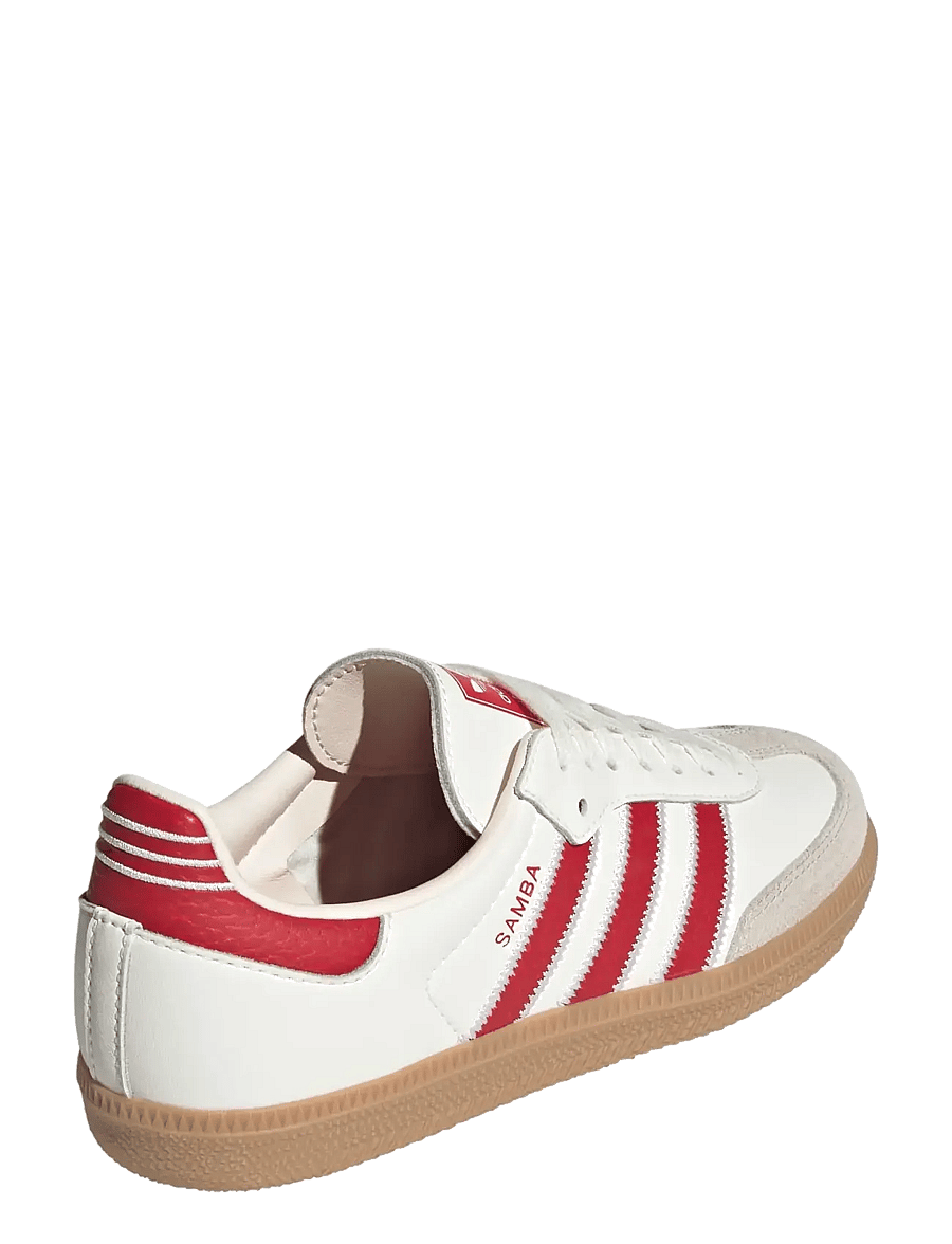 adidas Originals - SAMBA OG J - låga sneakers - owhite/betsca/gum4 - 3