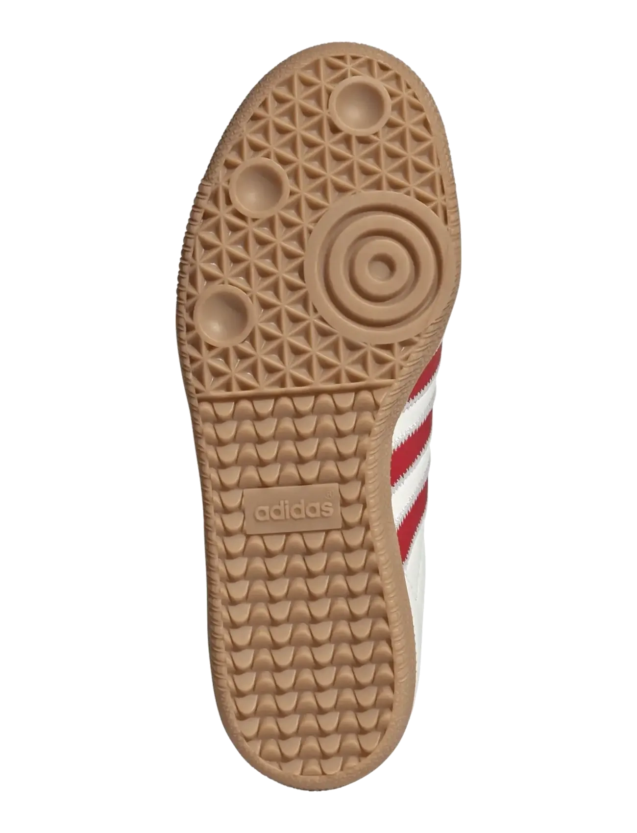 adidas Originals - SAMBA OG J - låga sneakers - owhite/betsca/gum4 - 5