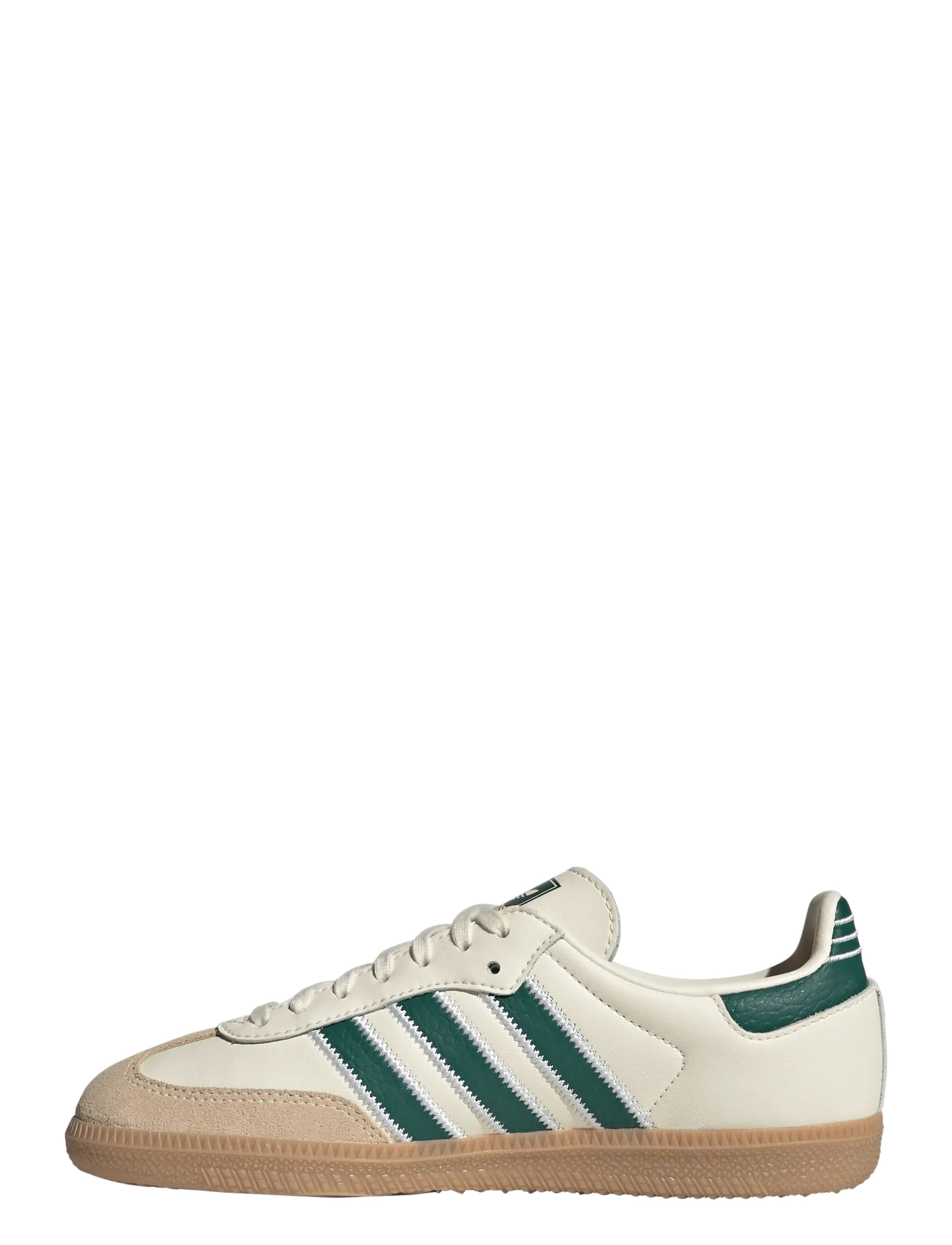 adidas Originals - SAMBA OG J - niedriger schnitt - crewht/cgreen/gum4 - 2