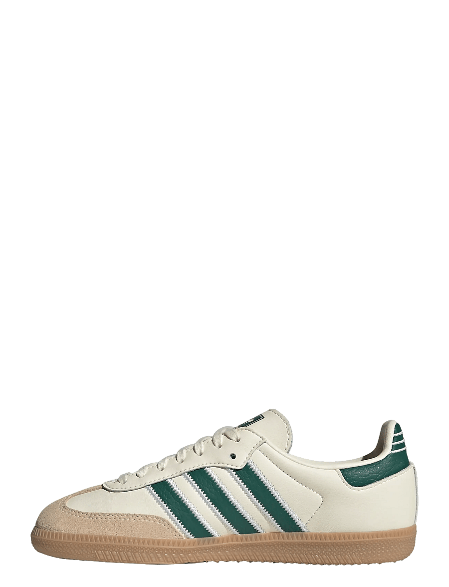 adidas Originals - SAMBA OG J - niedriger schnitt - crewht/cgreen/gum4 - 2