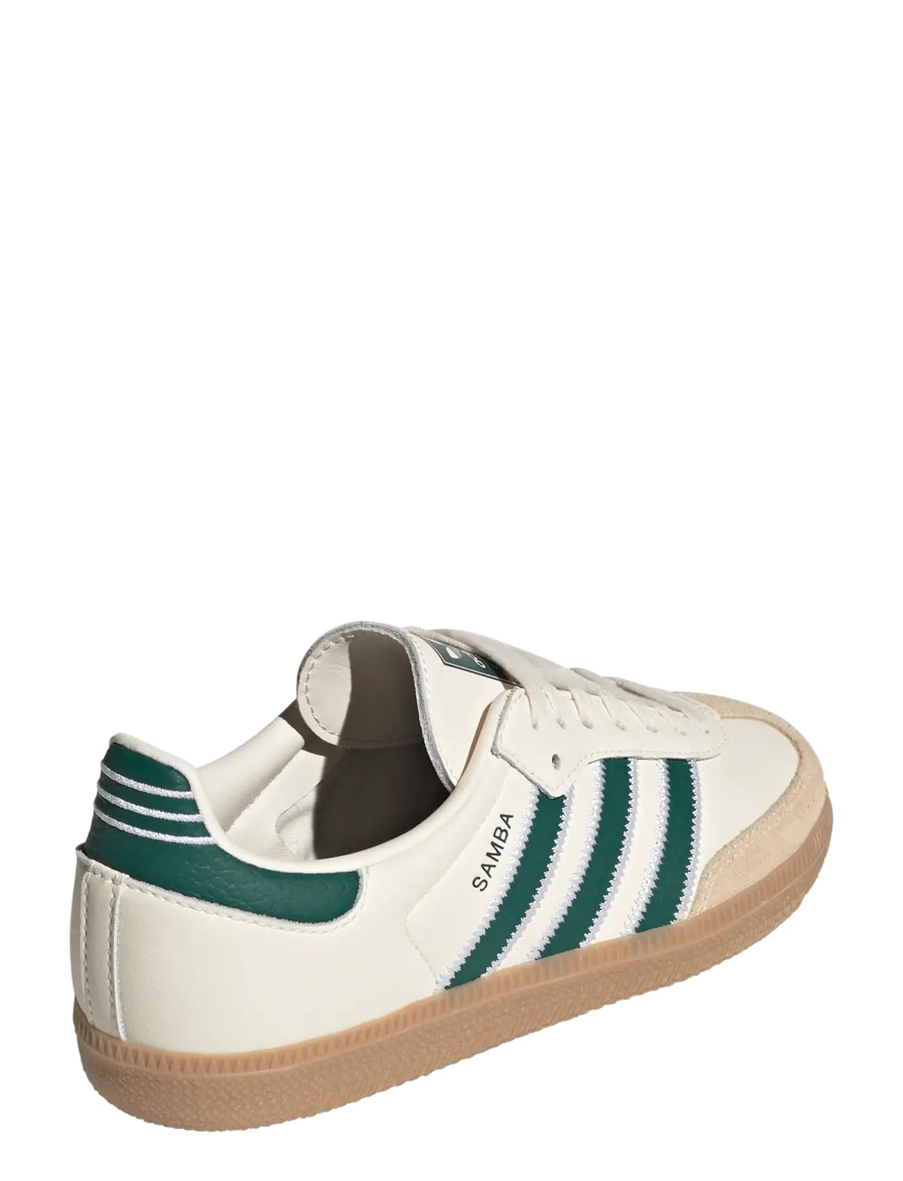 adidas Originals - SAMBA OG J - niedriger schnitt - crewht/cgreen/gum4 - 3