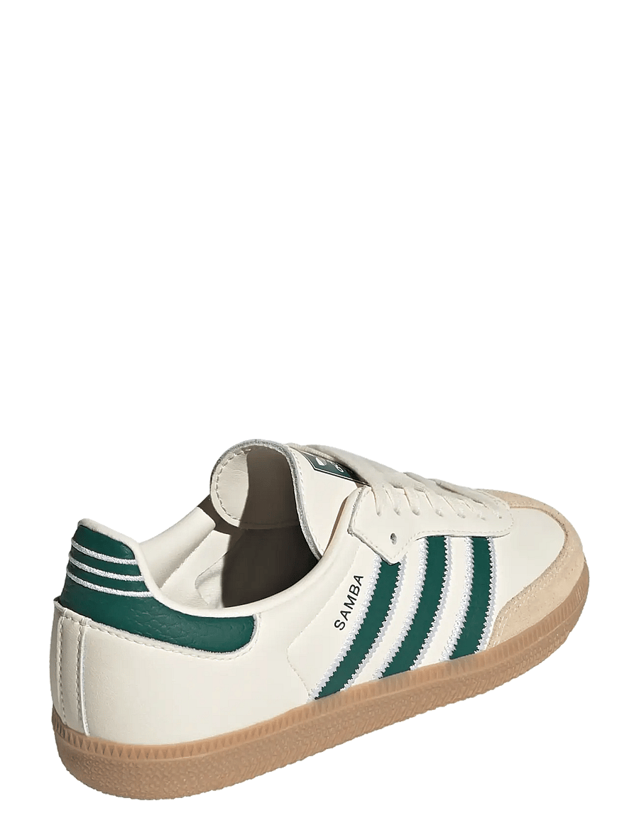 adidas Originals - SAMBA OG J - niedriger schnitt - crewht/cgreen/gum4 - 3