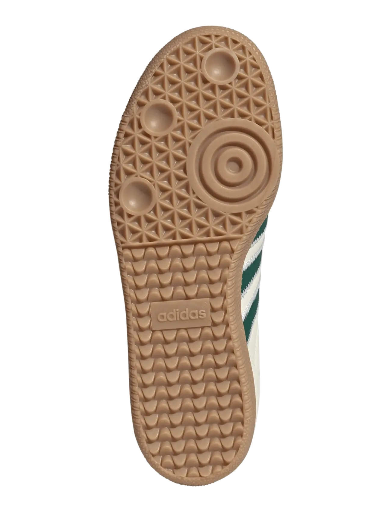 adidas Originals - SAMBA OG J - niedriger schnitt - crewht/cgreen/gum4 - 5
