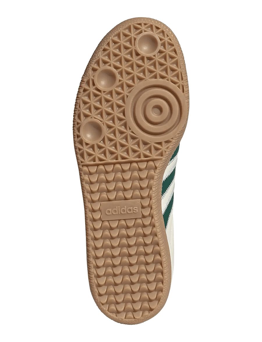 adidas Originals - SAMBA OG J - niedriger schnitt - crewht/cgreen/gum4 - 5