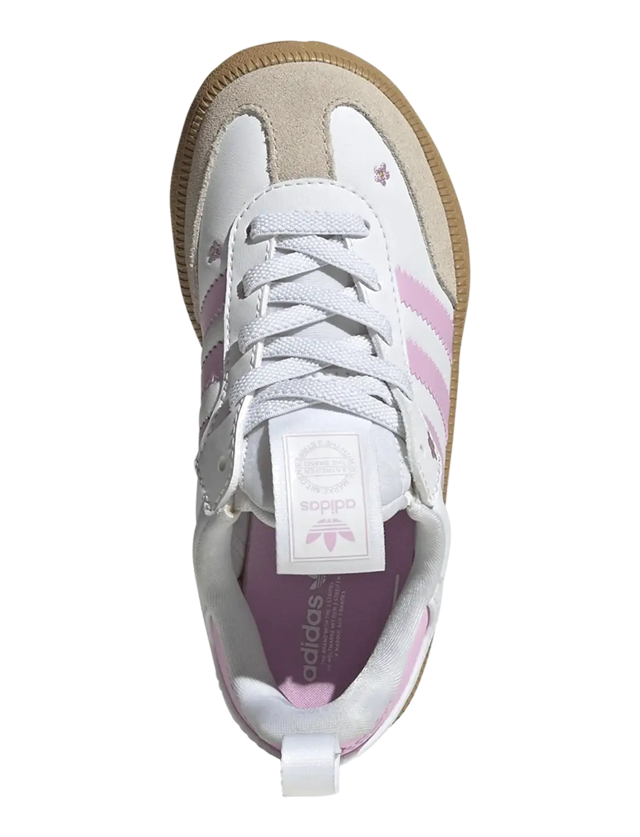 adidas Originals - SAMBA QUICKON K - niedriger schnitt - ftwwht/blilil/alumin - 4