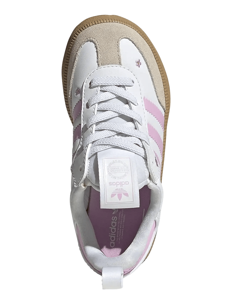 adidas Originals - SAMBA QUICKON K - niedriger schnitt - ftwwht/blilil/alumin - 4