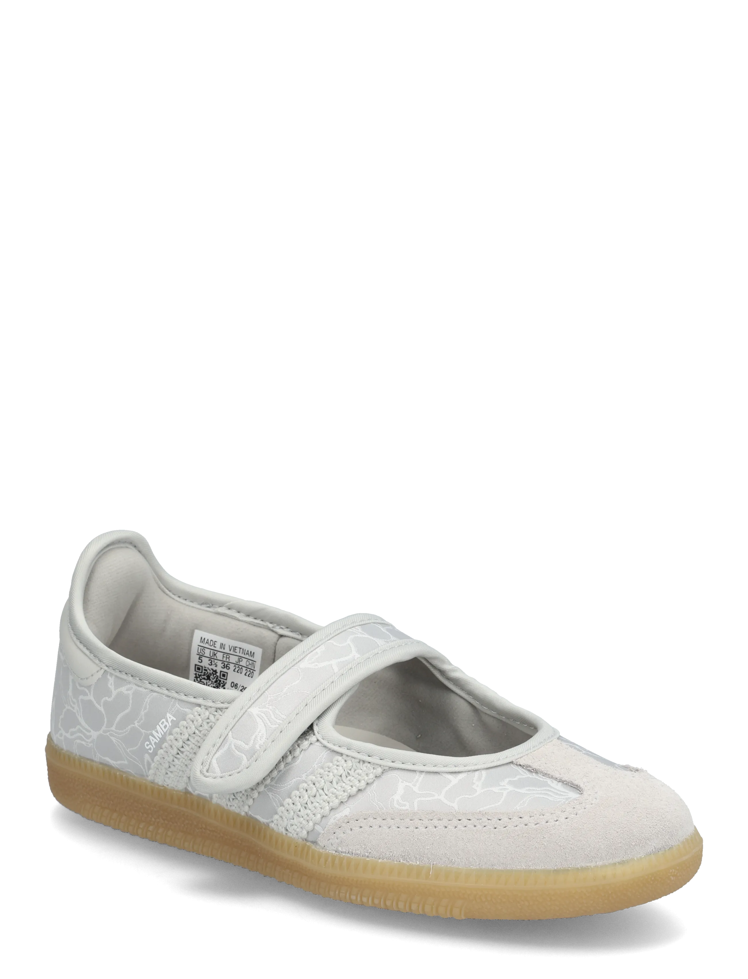 adidas Originals SAMBA JANE W - Niedrige Sneaker - SILVMT/GREONE/GUM4 / grey