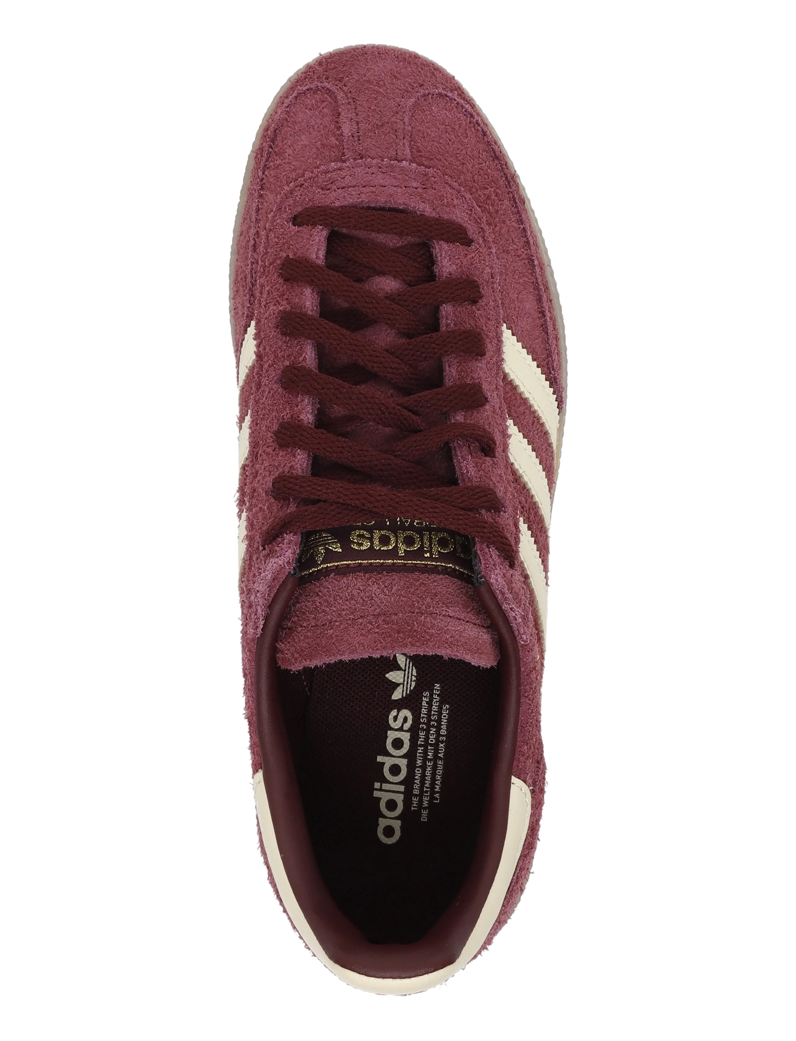 adidas Originals - HANDBALL SPEZIAL W - låga sneakers - maroon/warvan/goldmt - 3