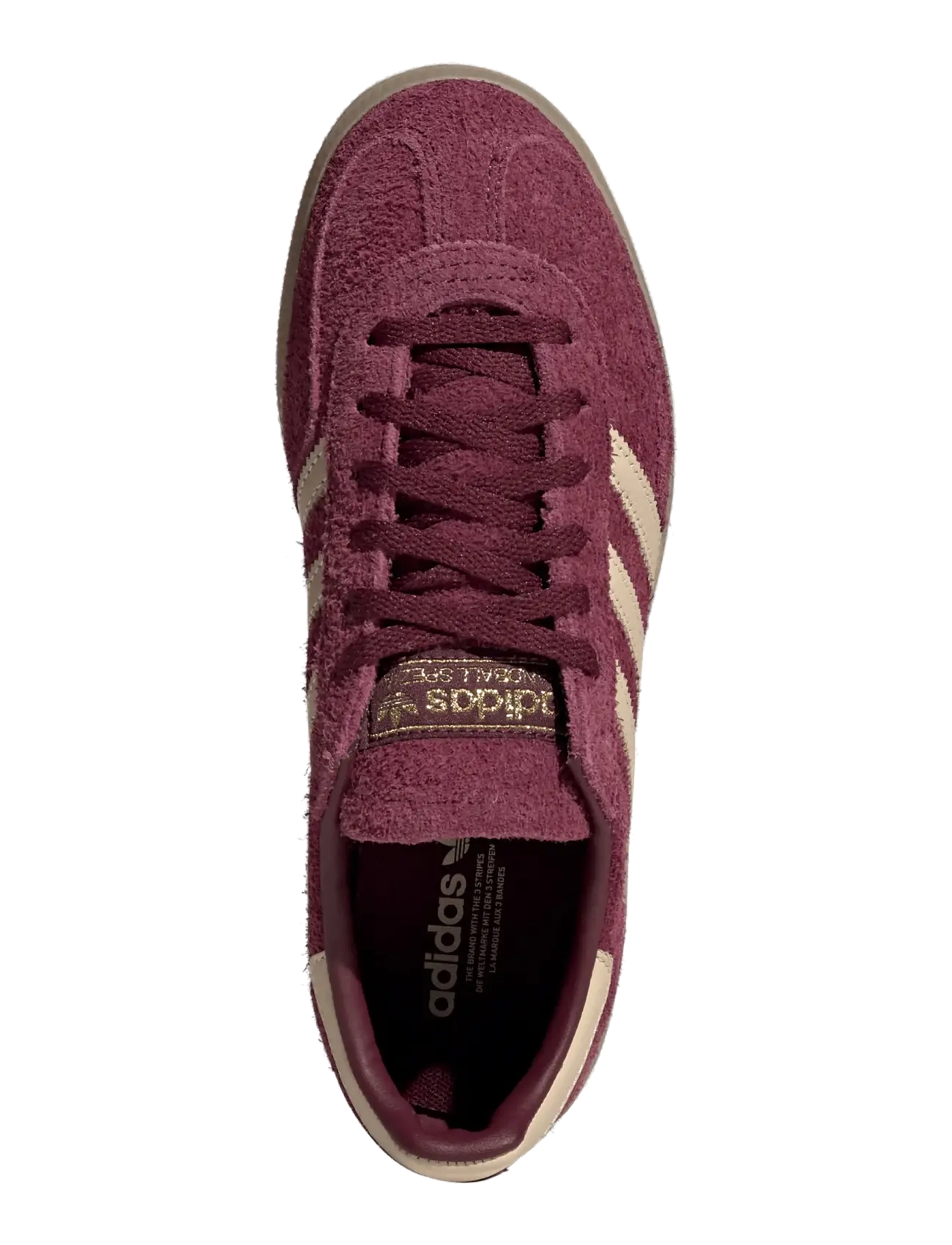 adidas Originals - HANDBALL SPEZIAL W - niedrige sneakers - maroon/warvan/goldmt - 2