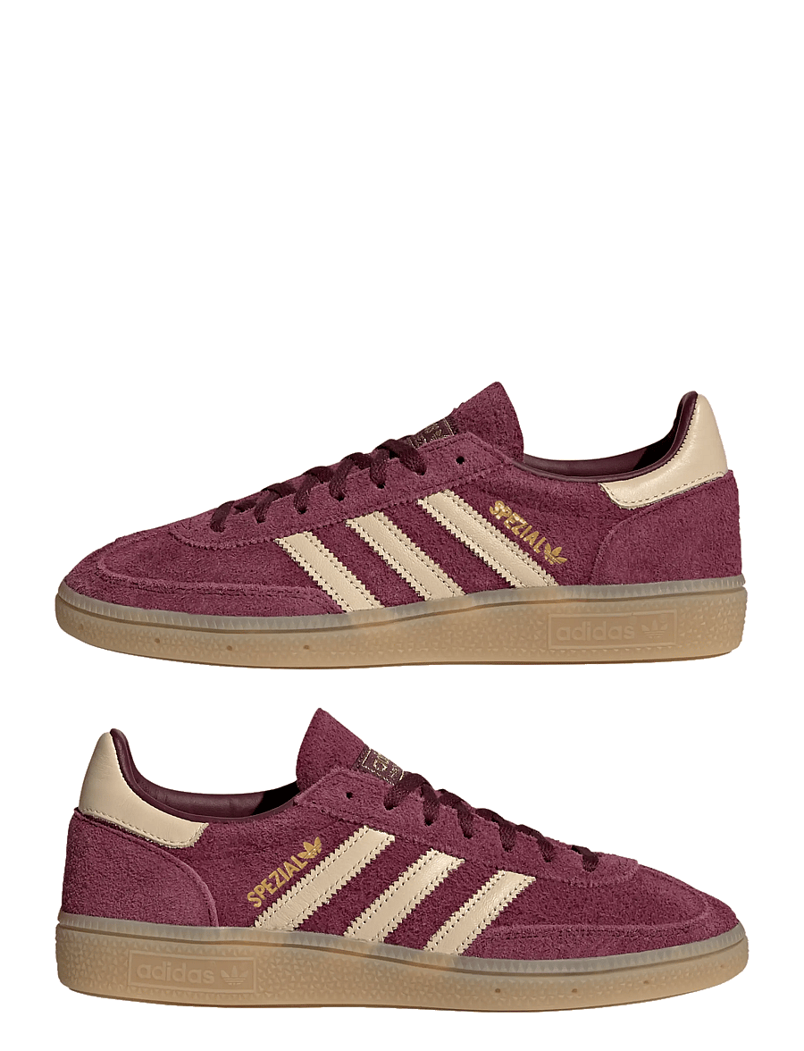 adidas Originals - HANDBALL SPEZIAL W - niedrige sneakers - maroon/warvan/goldmt - 4