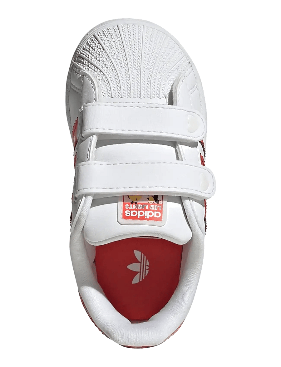 adidas Originals - SUPERSTAR LED LIGHTS CF I - låga sneakers - cblack/brired/ftwwht - 4