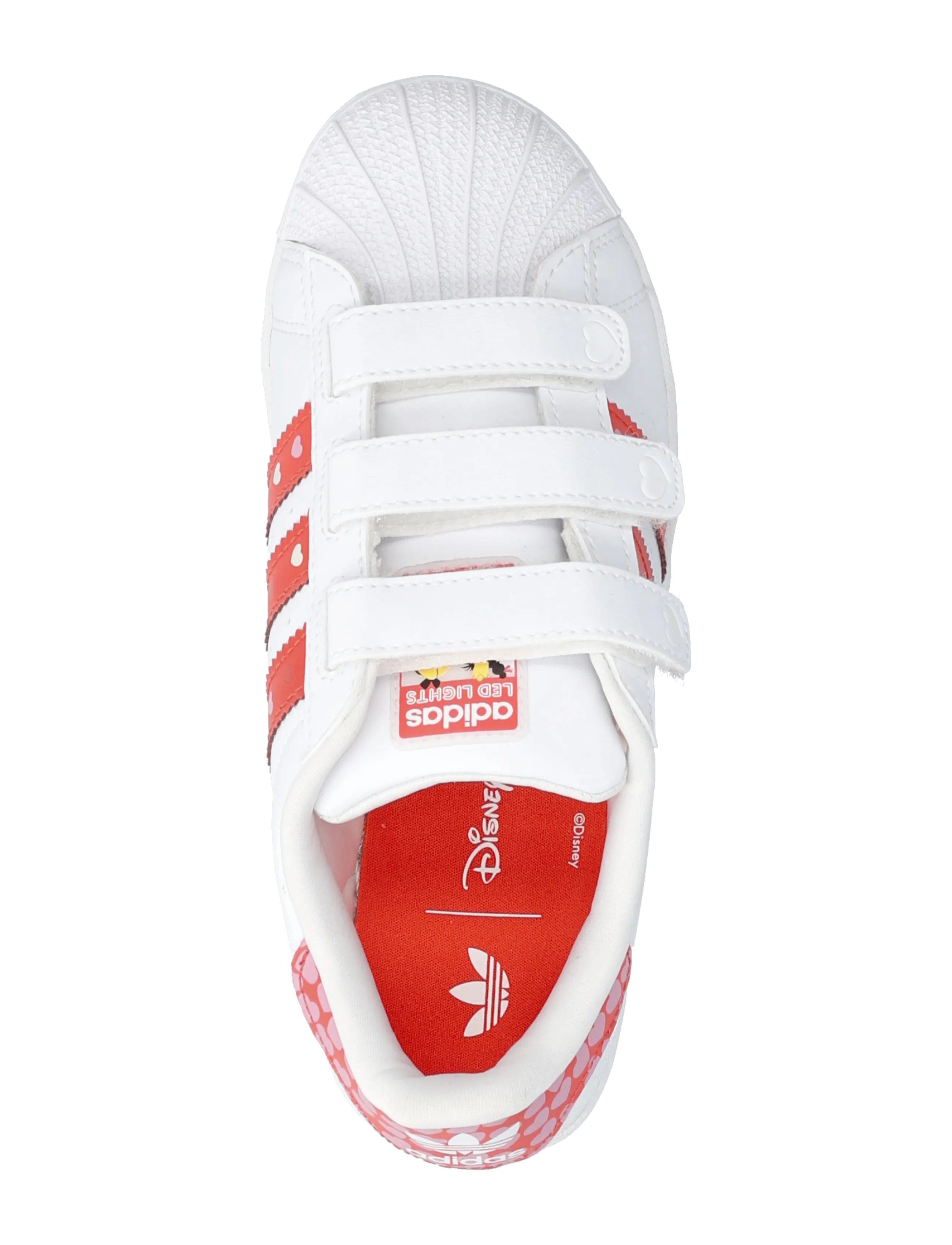 adidas Originals - SUPERSTAR LED LIGHTS CF C - kõrge säärega tossud - cblack/brired/ftwwht - 3
