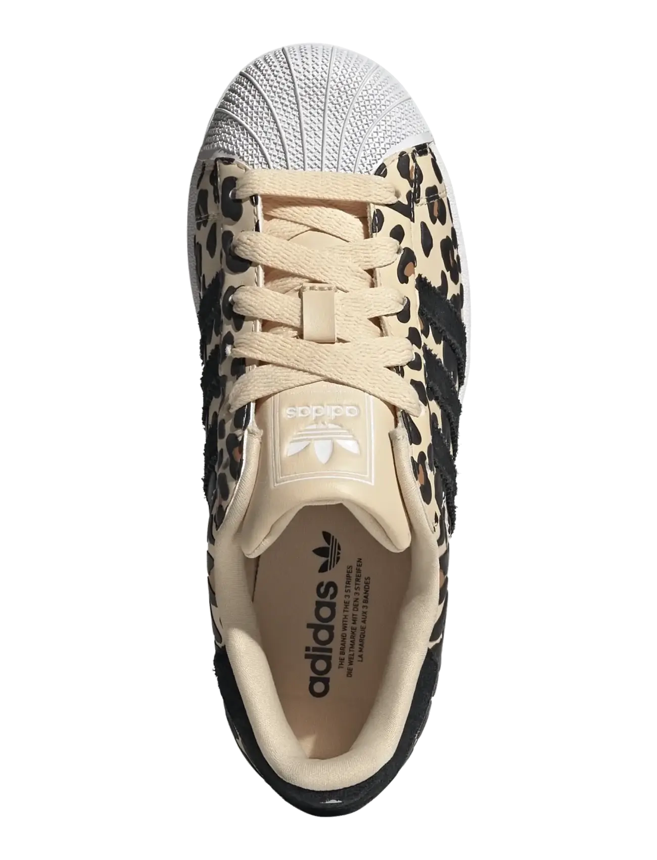 adidas Originals - SUPERSTAR II J - låga sneakers - sanstr/cblack/ftwwht - 4