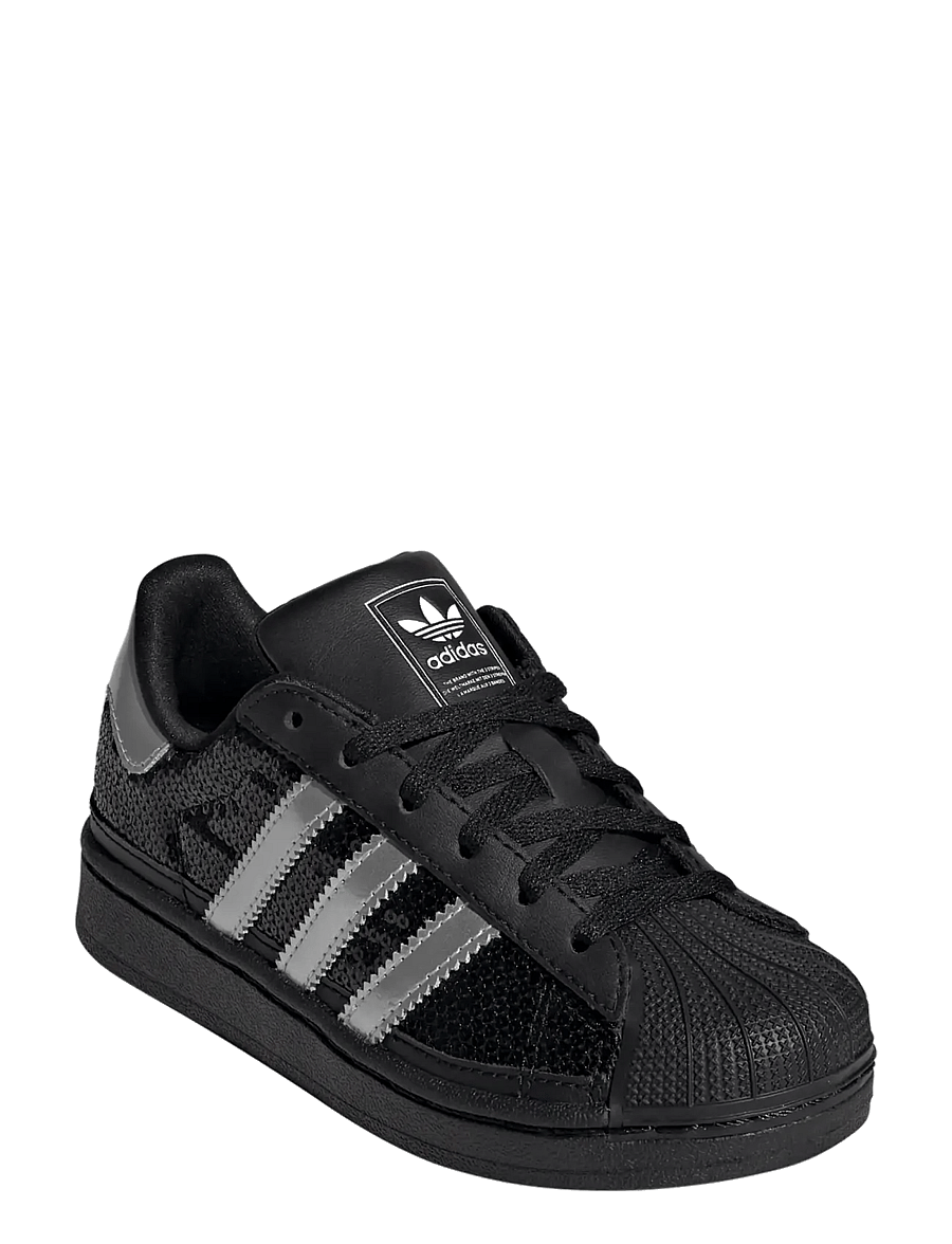 adidas Originals - SUPERSTAR II C - låga sneakers - cblack/silvmt/ftwwht - 0