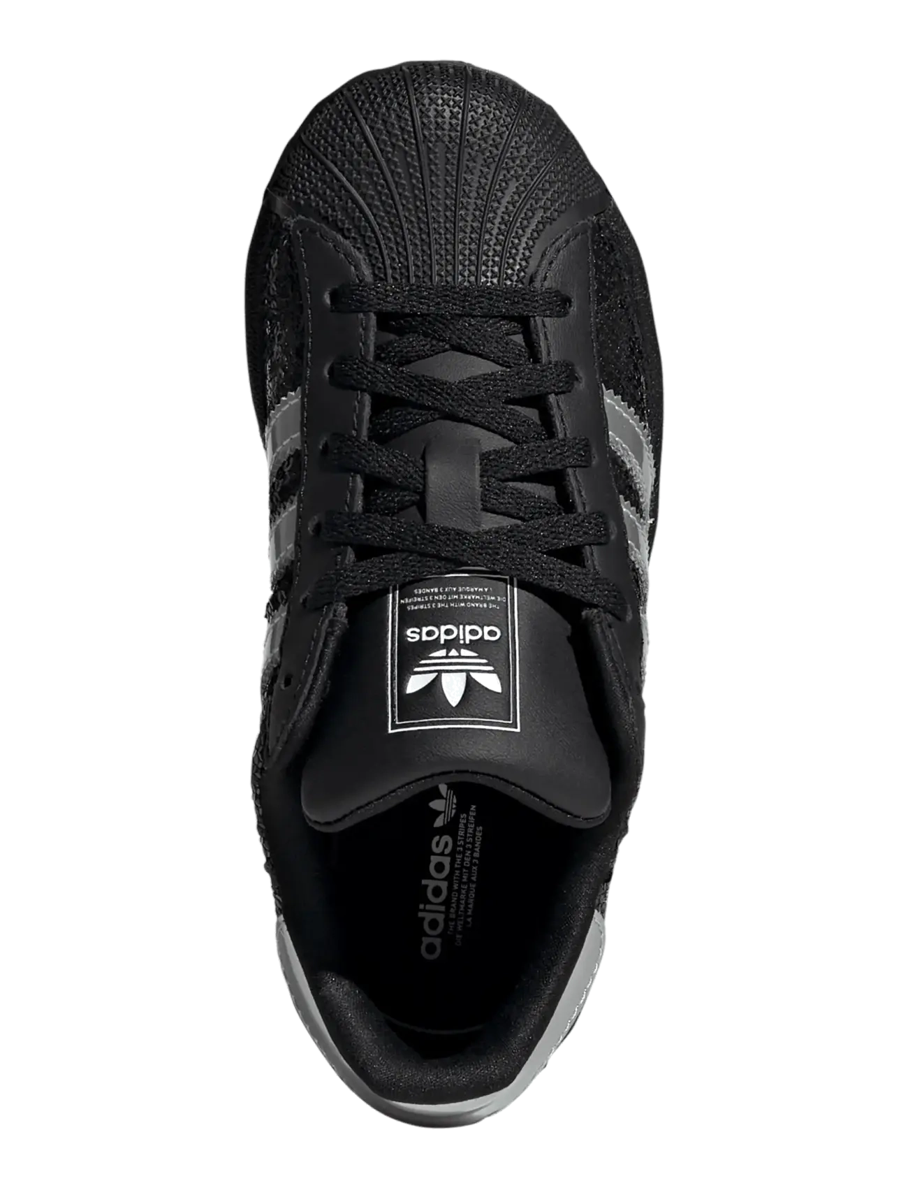 adidas Originals - SUPERSTAR II C - låga sneakers - cblack/silvmt/ftwwht - 4