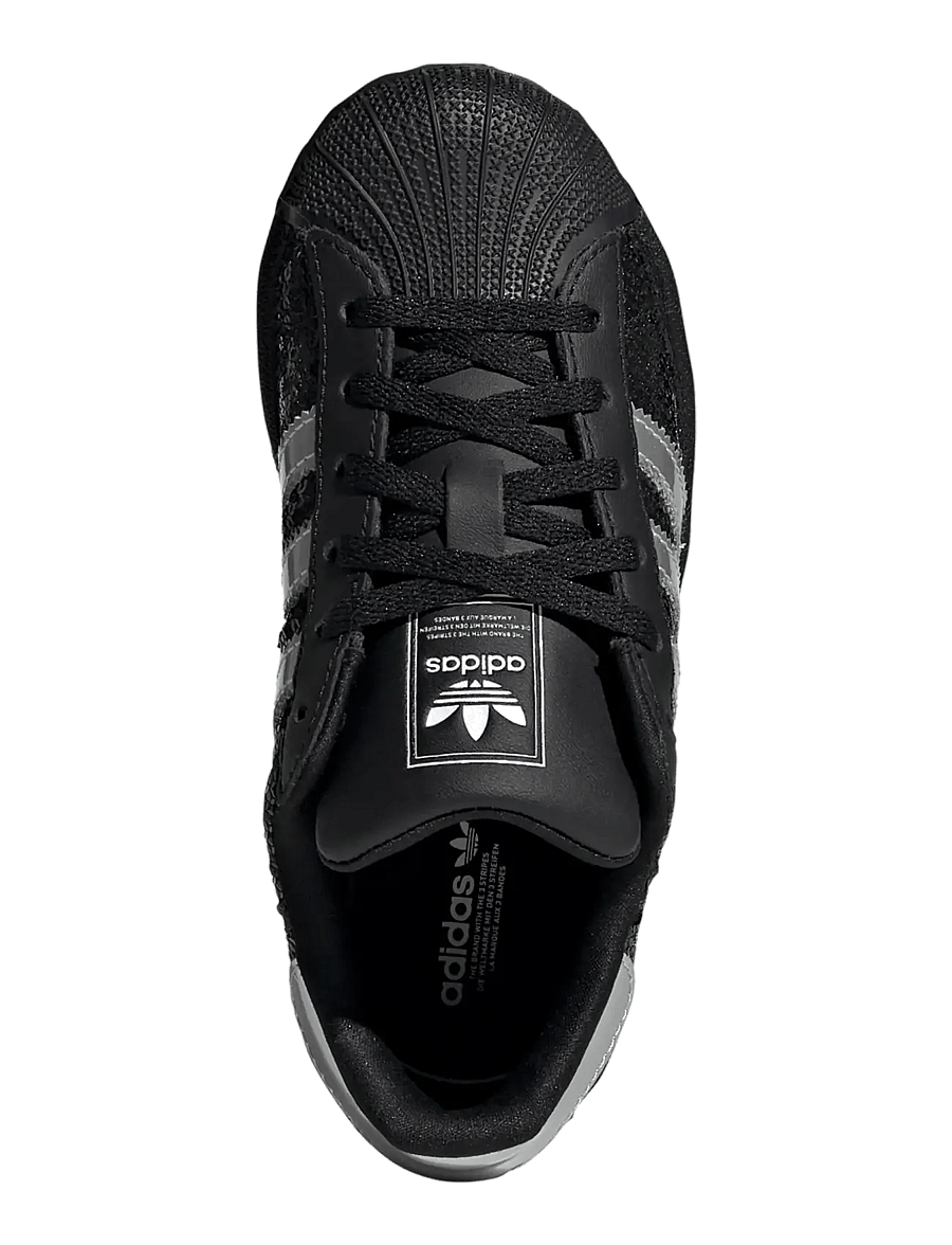 adidas Originals - SUPERSTAR II C - låga sneakers - cblack/silvmt/ftwwht - 4
