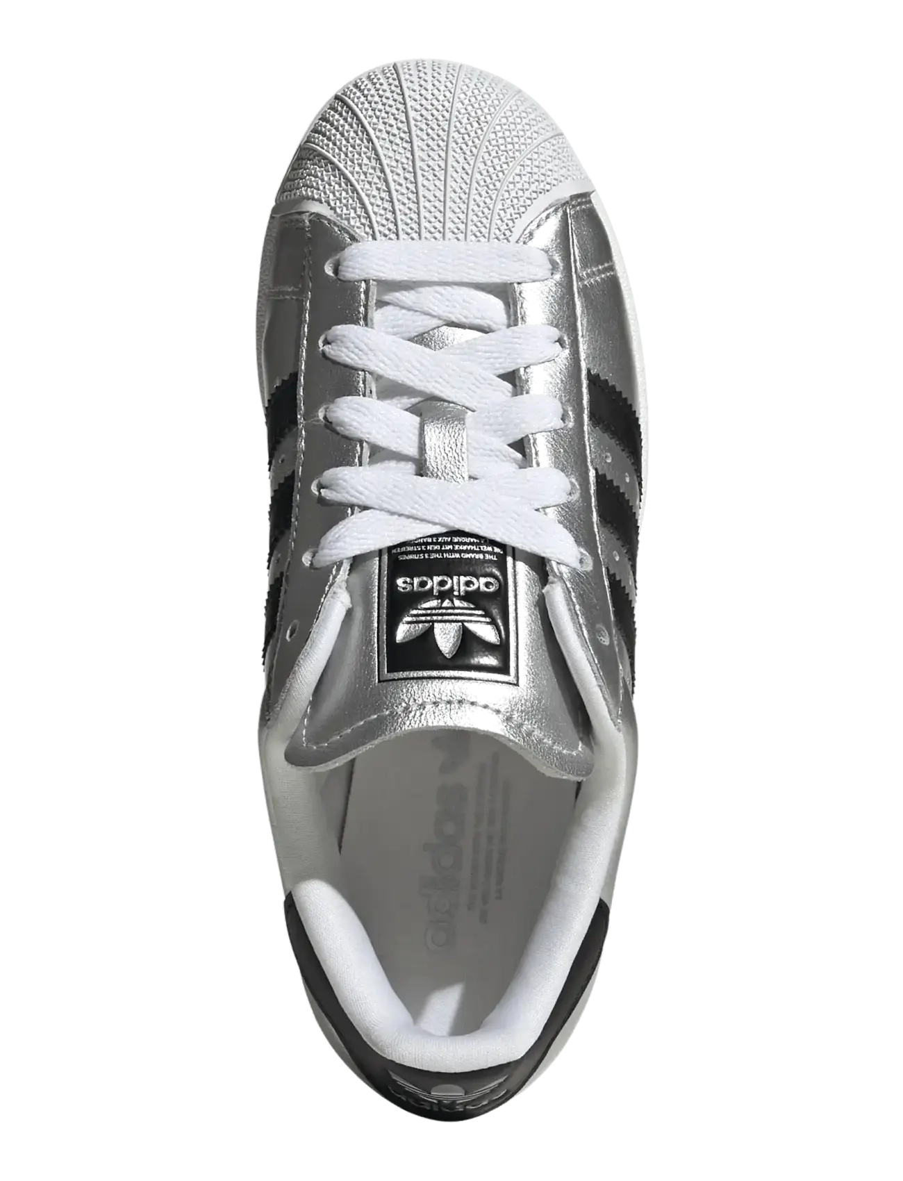 adidas Originals - SUPERSTAR II J - lave sneakers - silvmt/cblack/silvmt - 4