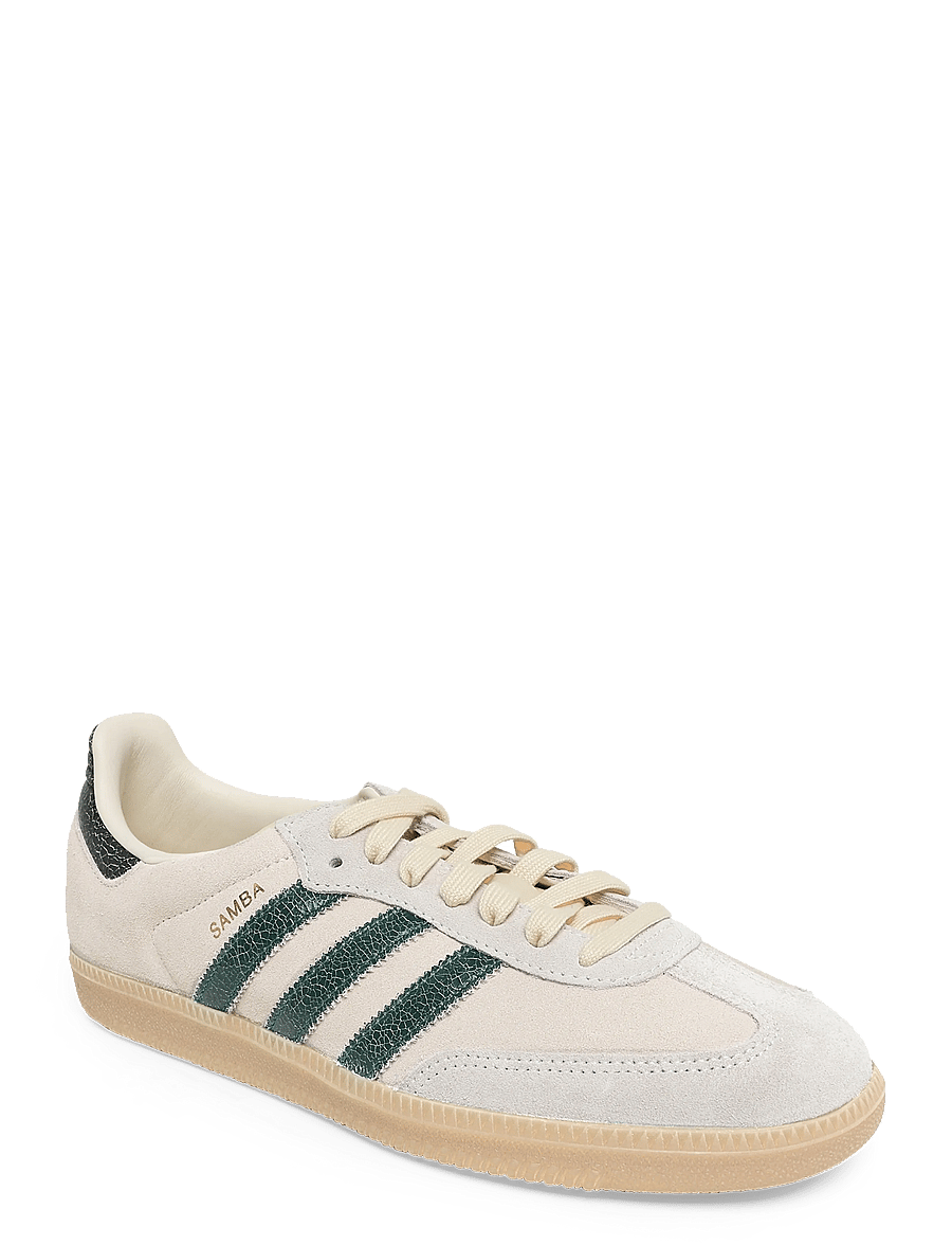 adidas Originals - SAMBA OG - niedriger schnitt - crewht/cgreen/magbei - 0