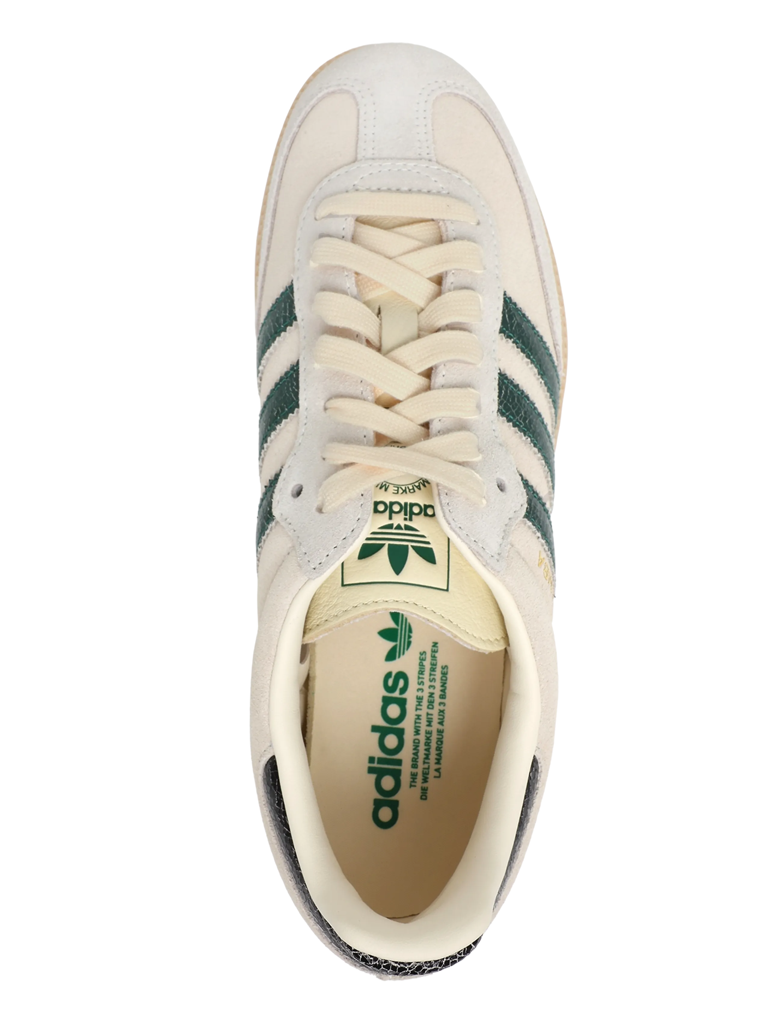 adidas Originals - SAMBA OG - niedriger schnitt - crewht/cgreen/magbei - 3