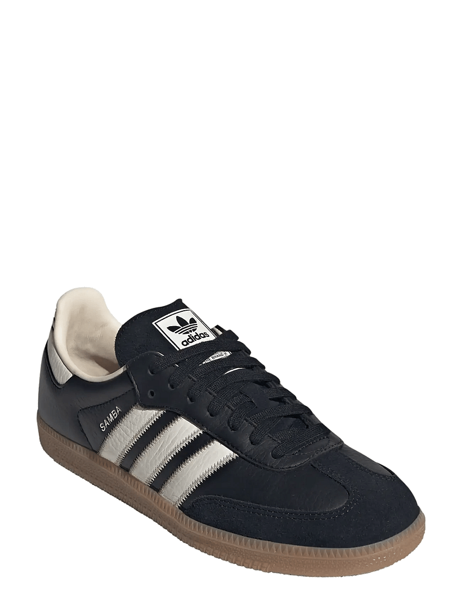 adidas Originals - SAMBA OG - low top sneakers - cblack/owhite/gum4 - 0