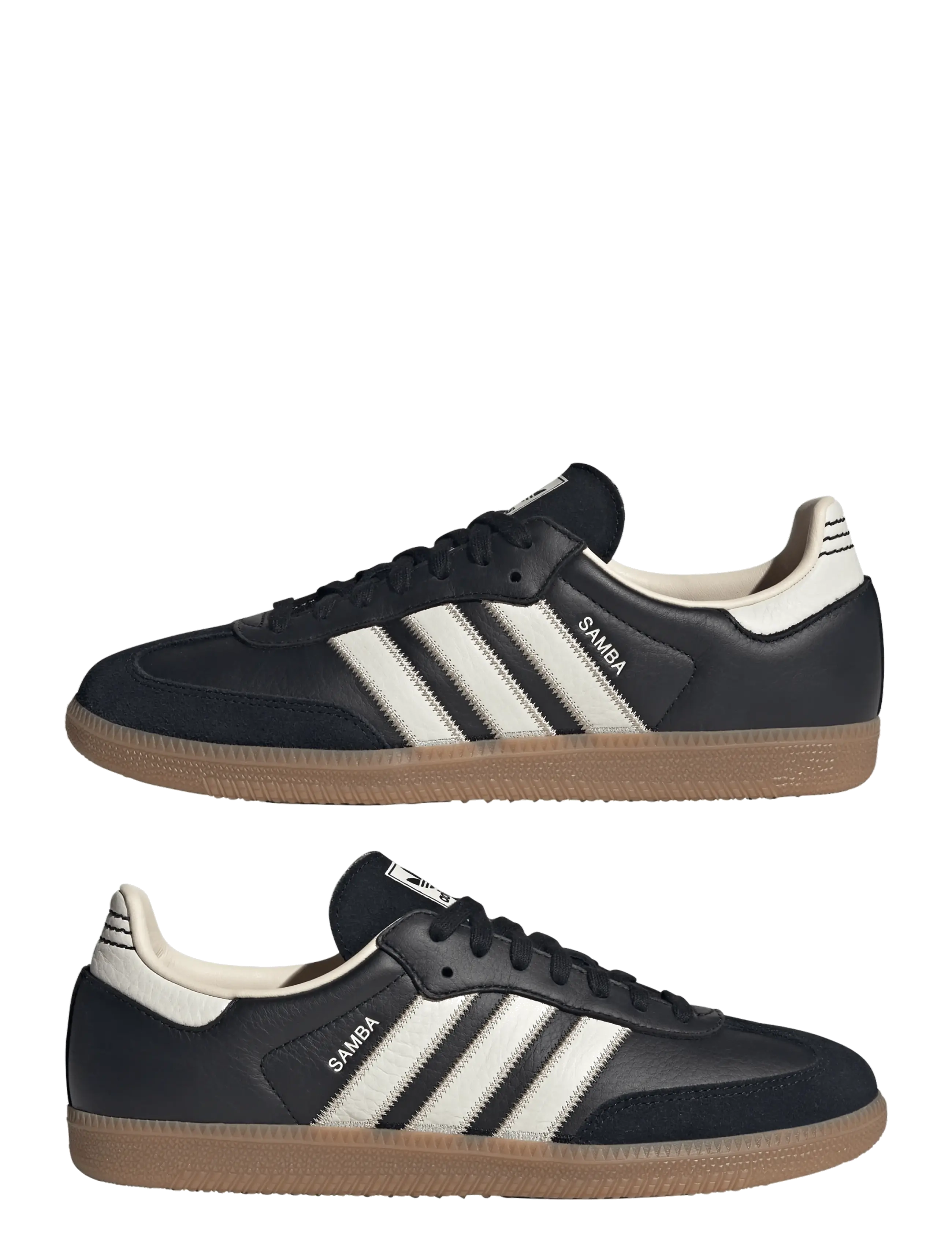 adidas Originals - SAMBA OG - lave sneakers - cblack/owhite/gum4 - 5