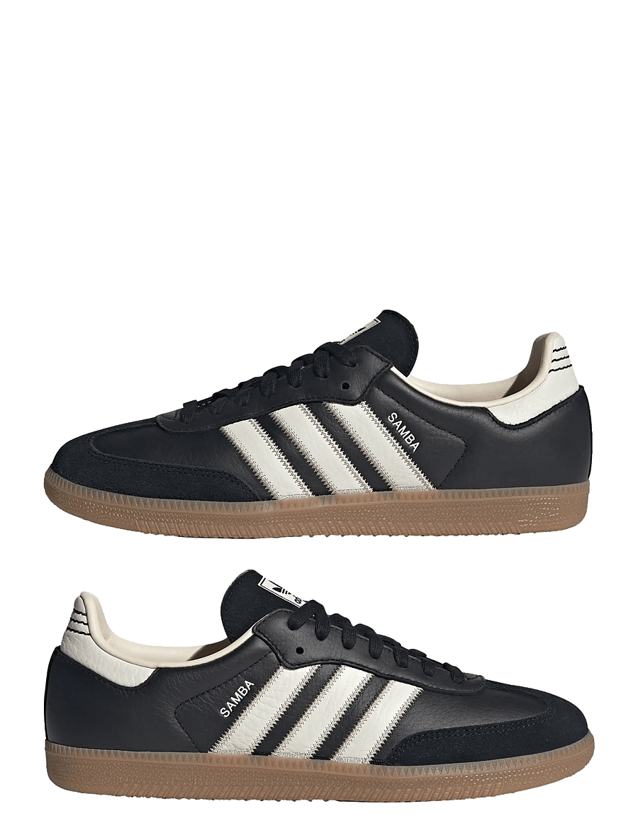adidas Originals - SAMBA OG - low top sneakers - cblack/owhite/gum4 - 5