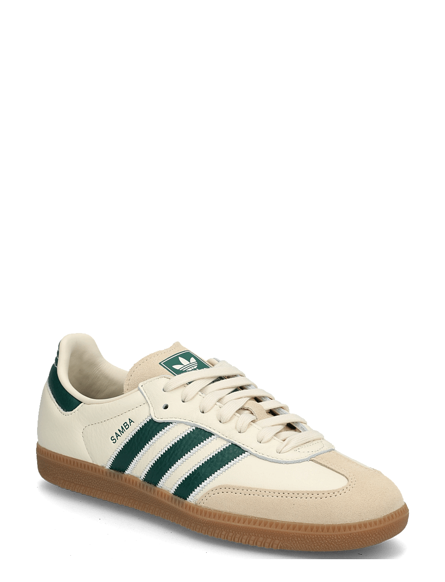 adidas Originals - SAMBA OG - niedriger schnitt - crewht/cgreen/gum4 - 0