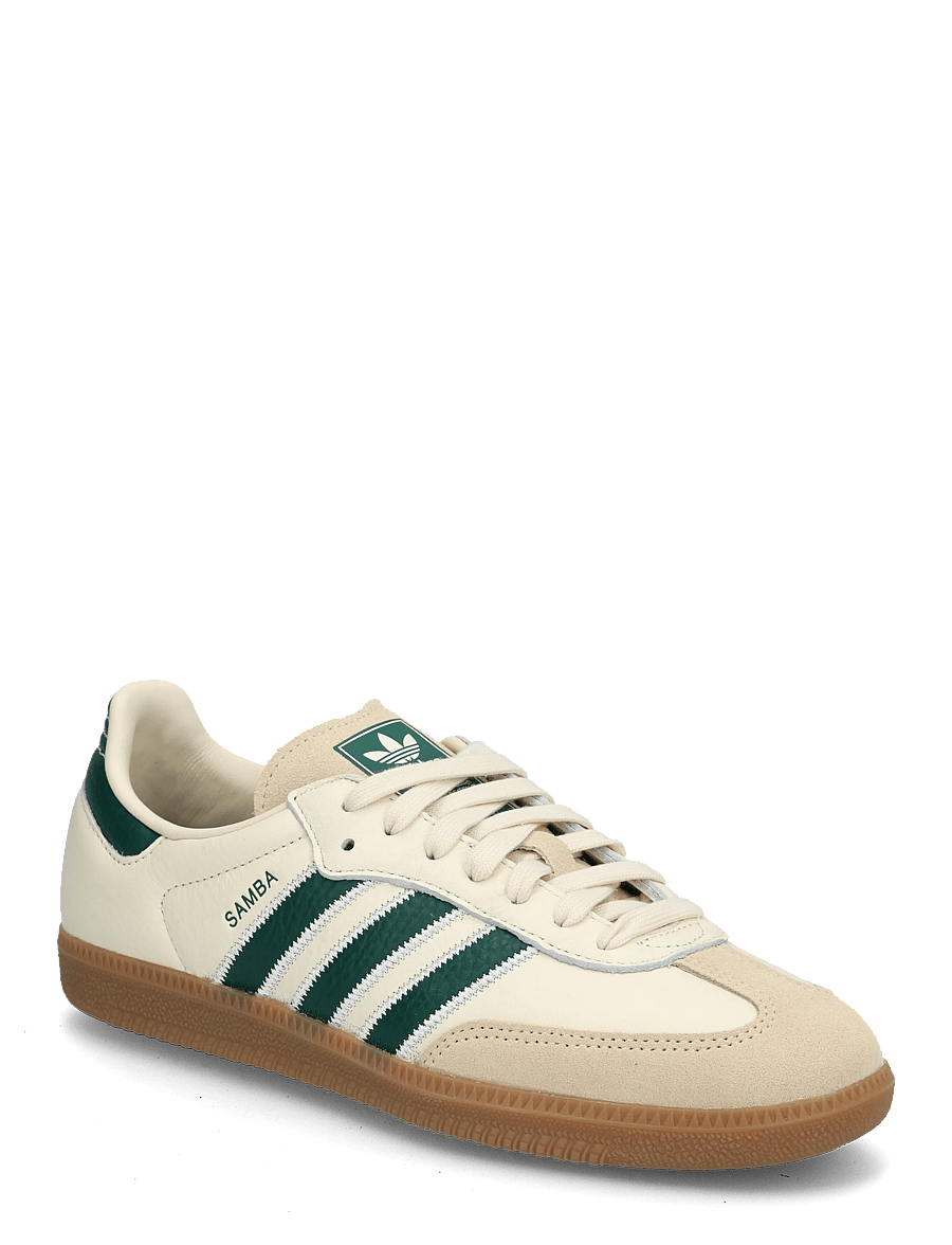 adidas Originals - SAMBA OG - låga sneakers - crewht/cgreen/gum4 - 0