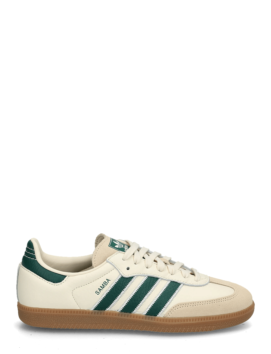 adidas Originals - SAMBA OG - låga sneakers - crewht/cgreen/gum4 - 2