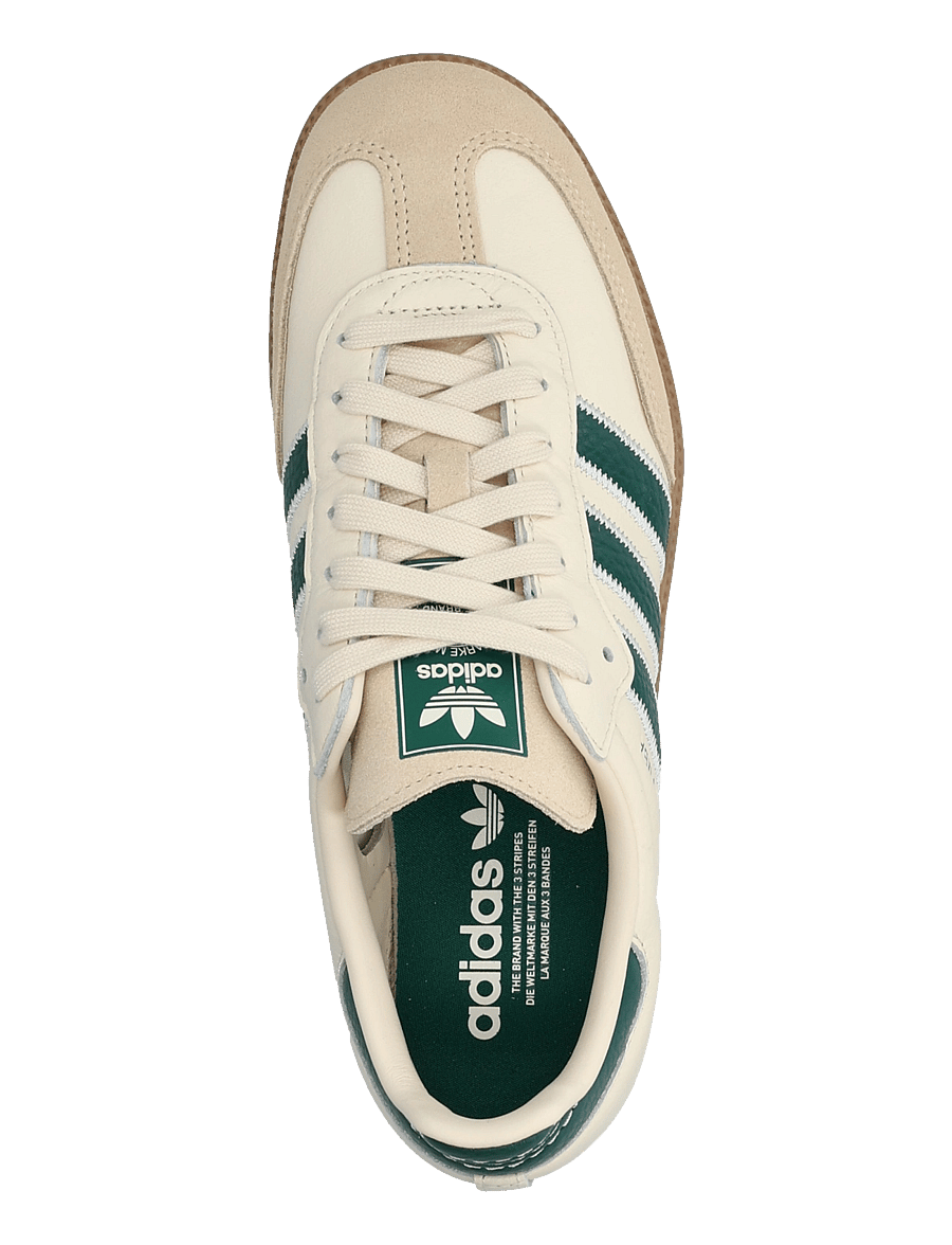 adidas Originals - SAMBA OG - niedriger schnitt - crewht/cgreen/gum4 - 3