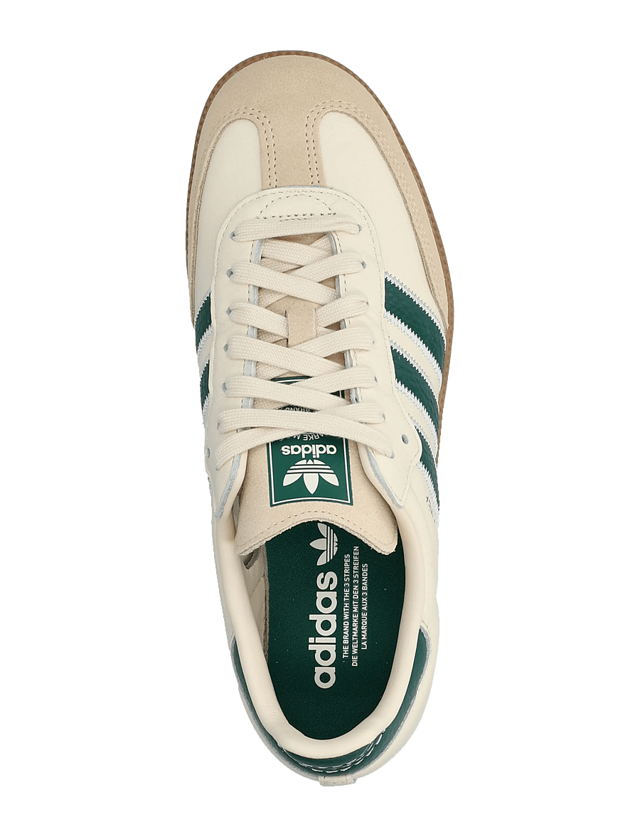 adidas Originals - SAMBA OG - låga sneakers - crewht/cgreen/gum4 - 3