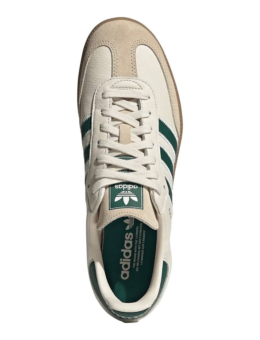adidas Originals - SAMBA OG - niedriger schnitt - crewht/cgreen/gum4 - 3